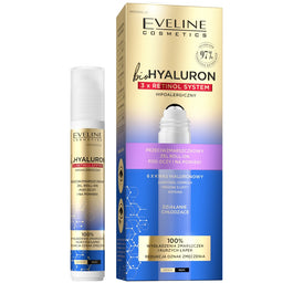 Eveline Cosmetics BioHyaluron 3 x Retinol przeciwzmarszczkowy żel roll-on pod oczy i na powieki 15ml