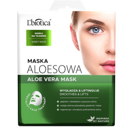 L'biotica Maska aloesowa na tkaninie - oczyszcza i regeneruje 23ml
