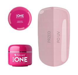 Silcare Base One Cover Medium maskujący żel UV do paznokci 15g