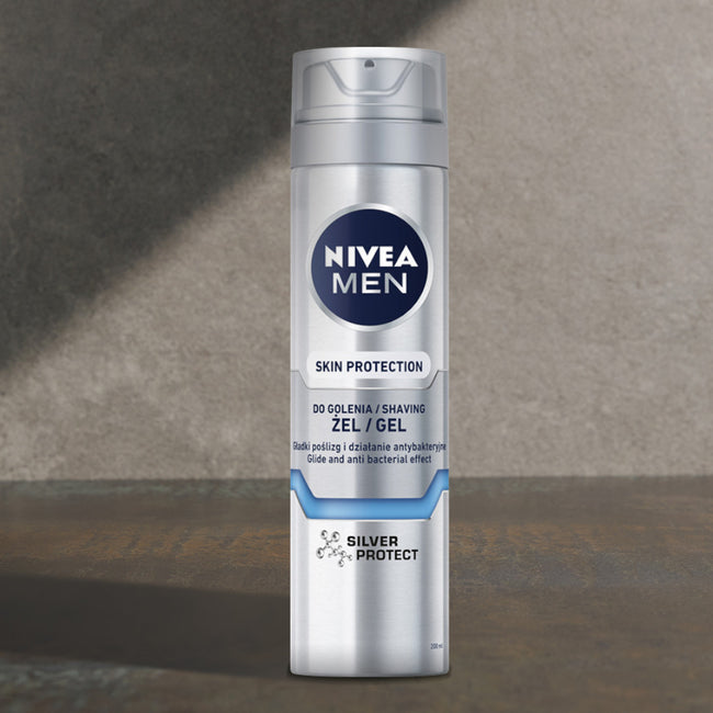 Nivea Men Skin Protection żel do golenia Silver Protect 200ml