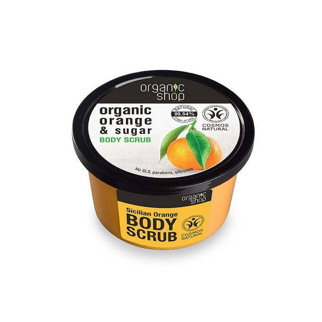 Organic Shop Toning Body Scrub tonizujący peeling do ciała Orange & Sugar 250ml