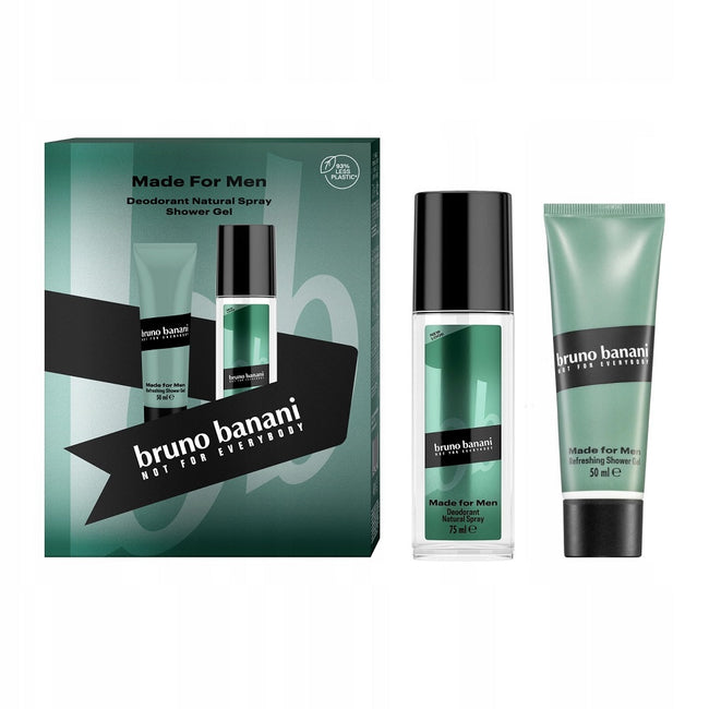 Bruno Banani Made for Men zestaw dezodorant w naturalnym sprayu 75ml + żel pod prysznic 50ml