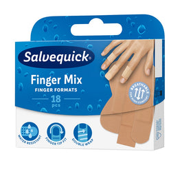 Salvequick Finger Mix plastry opatrunkowe na palce 18szt.