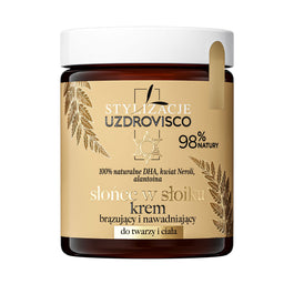 UZDROVISCO Stylizacje krem brązujący i nawadniający do twarzy i ciała Słońce w Słoiku 170ml