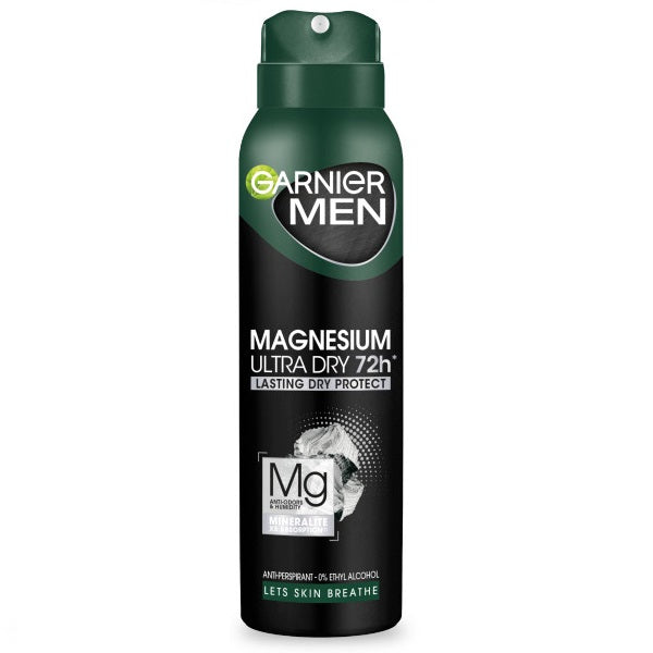 garnier magnesium ultra dry antyperspirant w sprayu 150 ml    