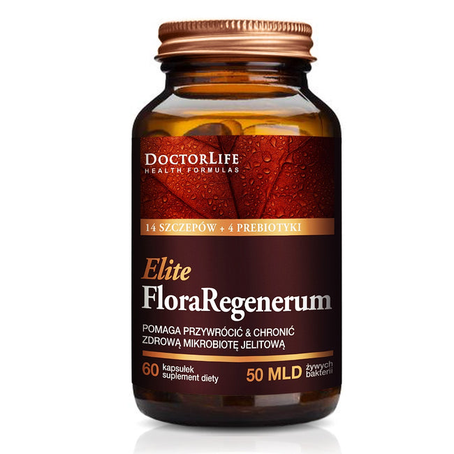 Doctor Life Flora Regenerum Elite suplement diety 60 kapsułek