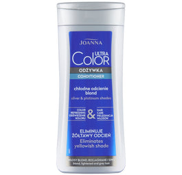 Joanna Ultra Color odżywka nadająca platynowy odcień do włosów blond rozjaśnianych i siwych 200g