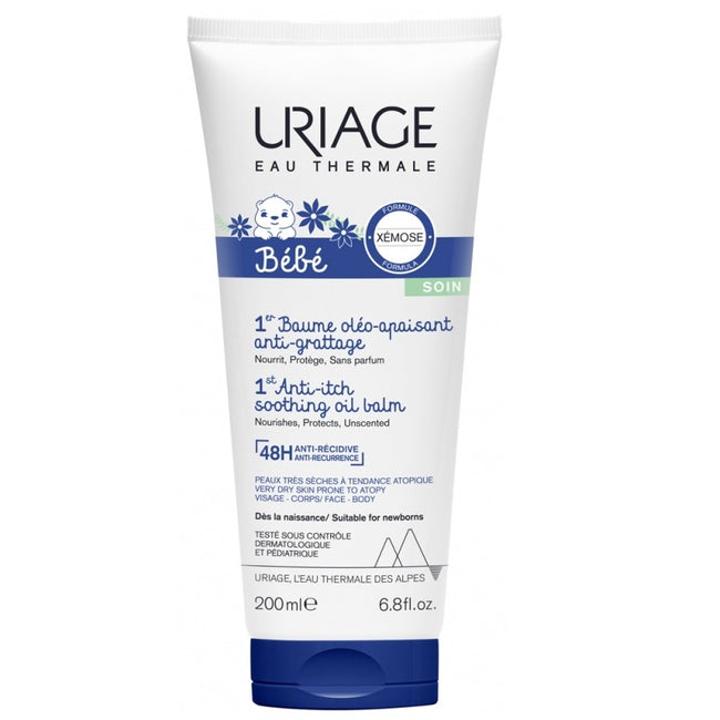 URIAGE Bebe 1st Anti-Itch Soothing Oil Balm kojący balsam olejkowy przeciw swędzeniu 200ml