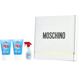 Moschino Fresh Couture zestaw miniaturka wody toaletowej 5ml + balsam do ciała 25ml + żel pod prysznic 25ml