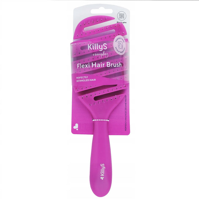 KillyS Flexi Hair Brush szczotka do włosów Różowa