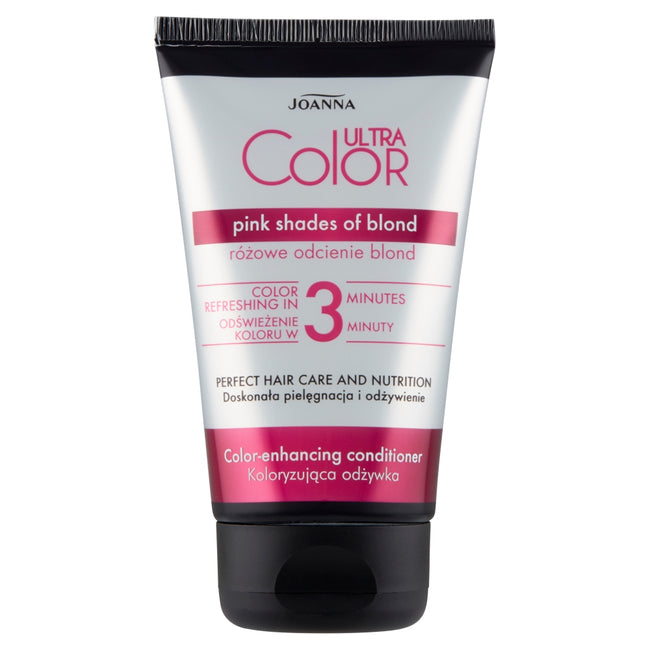 Joanna Ultra Color koloryzująca odżywka Różowe Odcienie Blond 100g