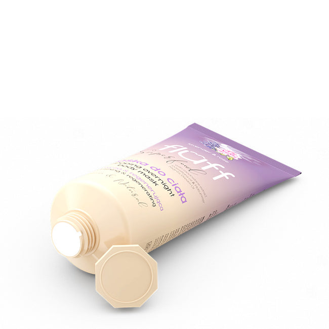 Fluff Sleeping Overnight Body Mask odżywczo-regenerująca maska do ciała Lawenda i Róża 150ml
