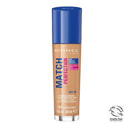 Rimmel Match Perfection Foundation podkład dopasowujący się do cery 101 Classic Ivory SPF20 30ml