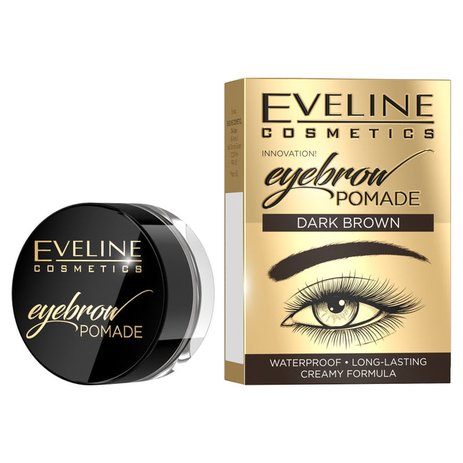 Eveline Cosmetics Eyebrow Pomade pomada do brwi Dark Brown