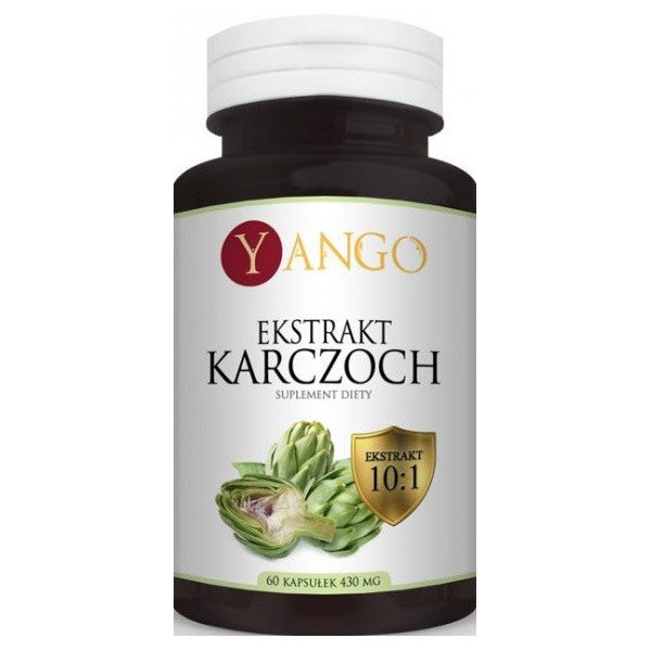 Yango Karczoch Ekstrakt 430mg suplement diety 60 kapsułek