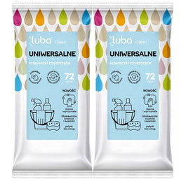 Luba Clean uniwersalne ściereczki czyszczące 2x72szt.