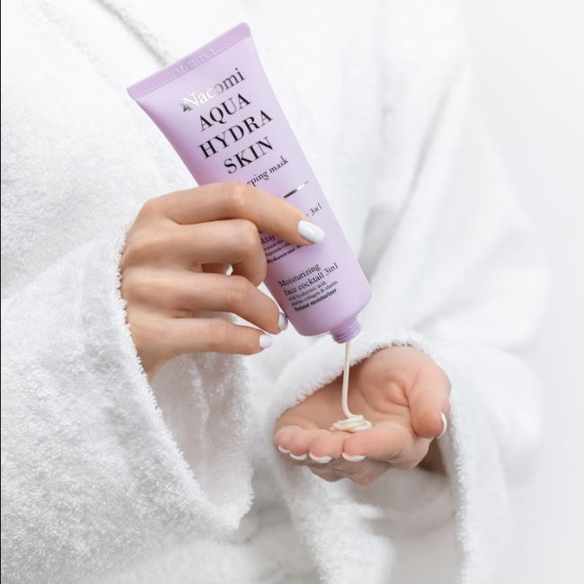 Nacomi Aqua Hydra Skin Moisturizing Face Cocktail 3in1 nawilżający koktajl do twarzy 3w1 85ml
