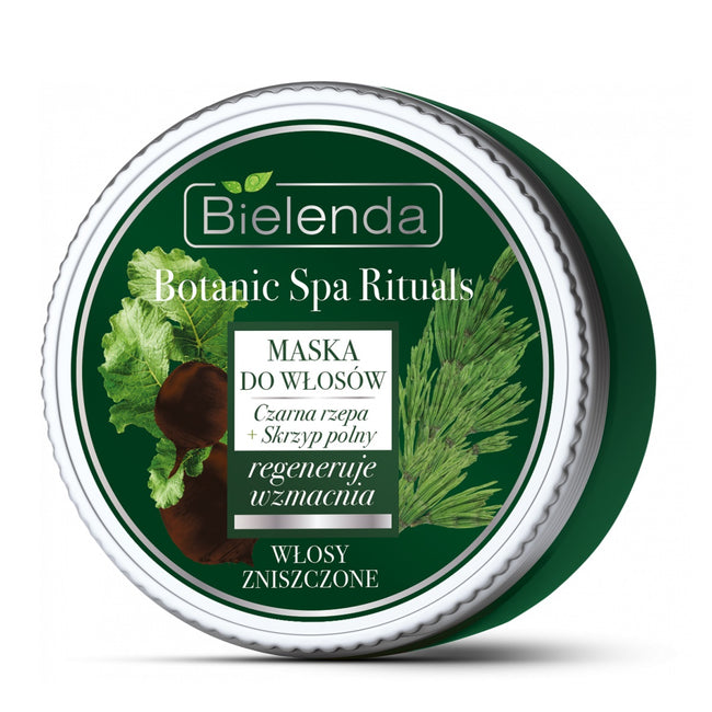 Bielenda Botanic Spa Rituals maska do włosów zniszczonych Czarna Rzepa + Skrzyp Polny 300ml