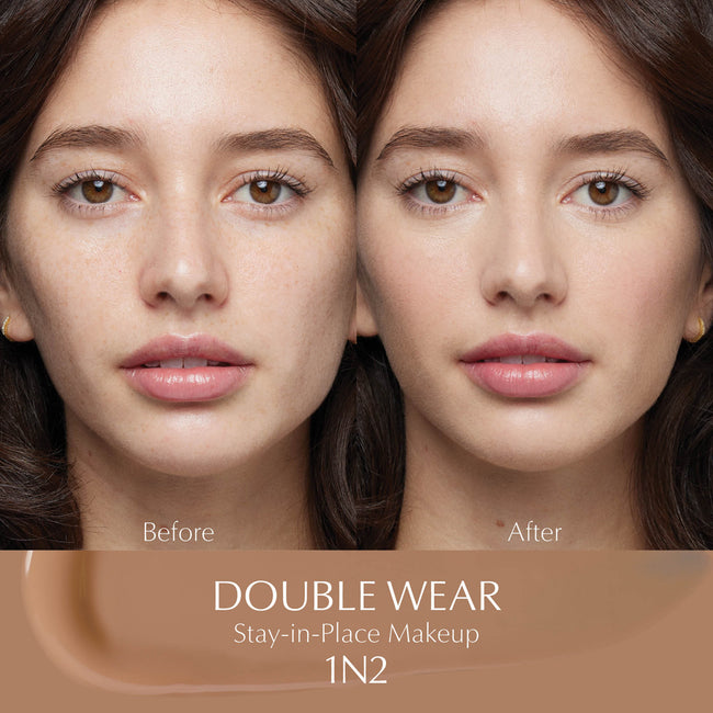 Estée Lauder Double Wear Stay In Place Makeup SPF10 długotrwały średnio kryjący matowy podkład do twarzy 1N2 Ecru 15ml
