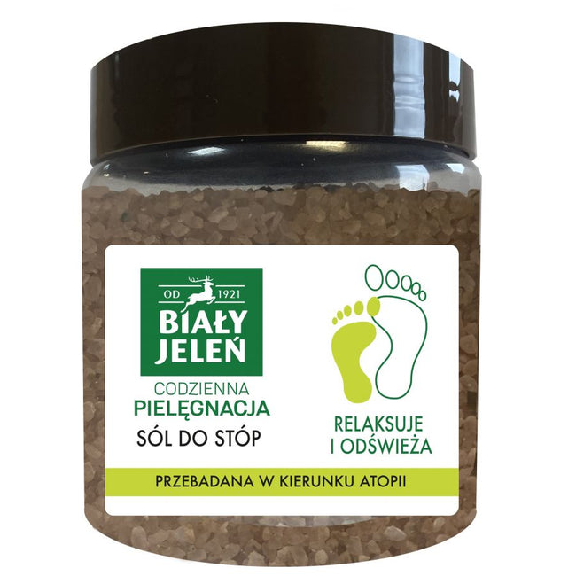 Biały Jeleń Hipoalergiczna sól do stóp 500g