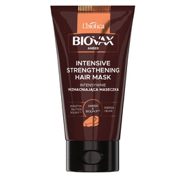 BIOVAX Glamour Amber maseczka intensywnie wzmacniająca Bursztyn bałtycki i Biolin 150ml