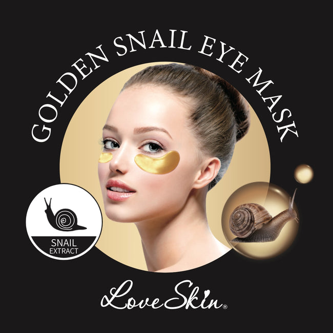 Love Skin Golden Snail hydrożelowe płatki pod oczy anti-aging 60szt,