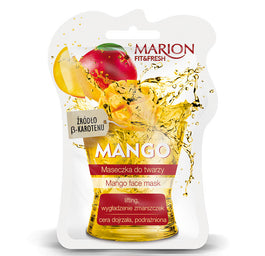 Marion Fit&Fresh Face Mask maseczka do twarzy lifting i wygładzenie zmarszczek Mango 7.5ml