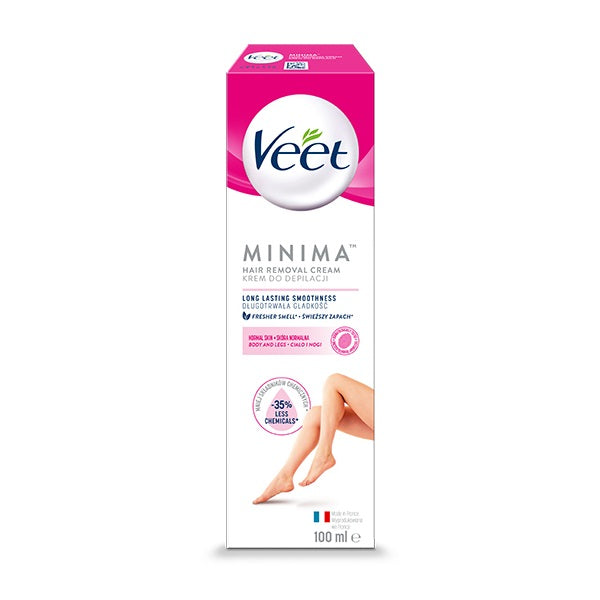 Veet Minima krem do depilacji ciała skóra normalna 100ml