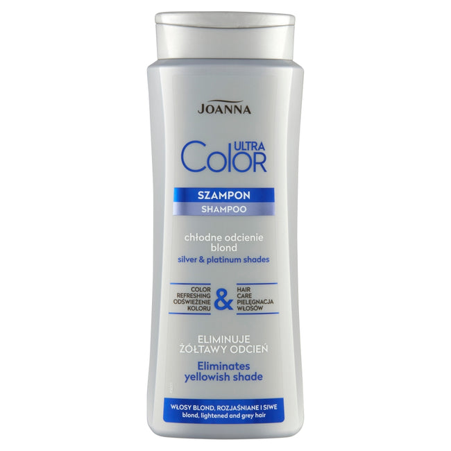 Joanna Ultra Color szampon nadający platynowy odcień do włosów blond i rozjaśnianych 400ml