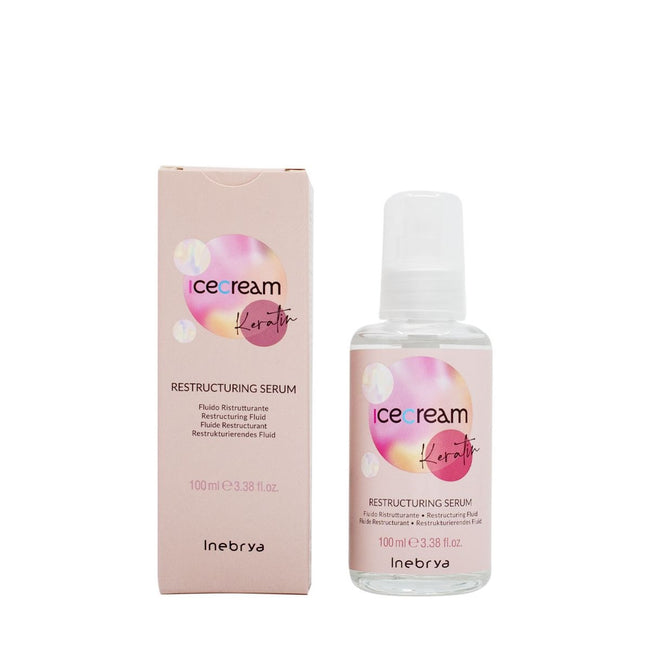 Inebrya Ice Cream Keratin keratynowy fluid restrukturyzujący do włosów 100ml