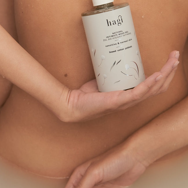 Hagi Naturalny żel do higieny intymnej Len i Bawełna 300ml