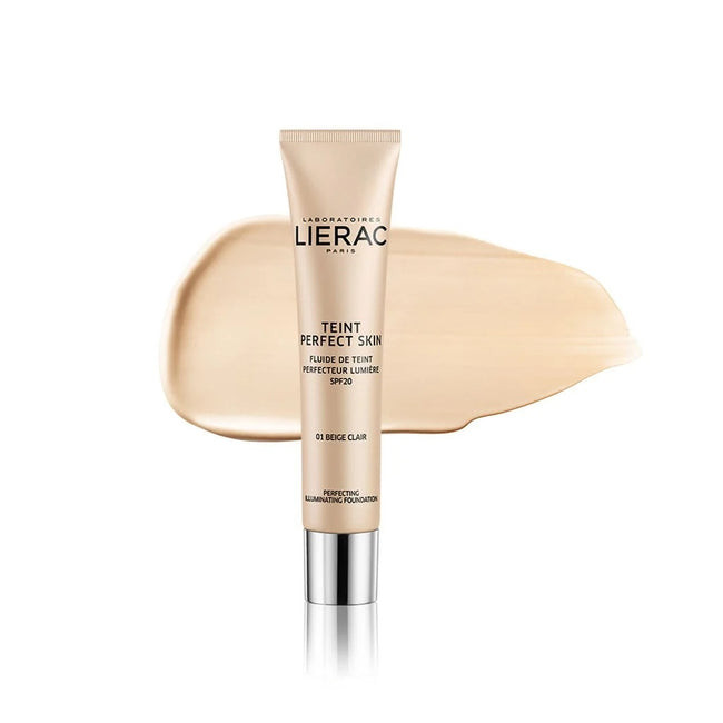 LIERAC Teint Perfect Skin SPF20 lekki podkład rozświetlający do twarzy 01 Beige Clair 30ml