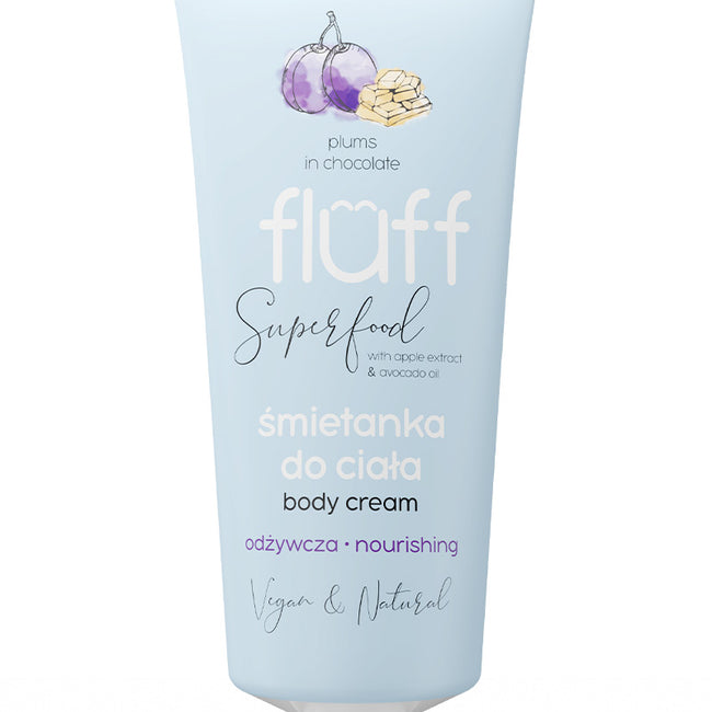 Fluff Body Cream śmietanka do ciała odżywcza Śliwki w Czekoladzie 150ml