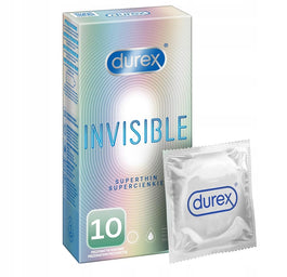 Durex Durex prezerwatywy Invisible dla większej bliskości 10 szt cienkie