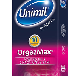 Unimil OrgazMax lateksowe prezerwatywy 10szt