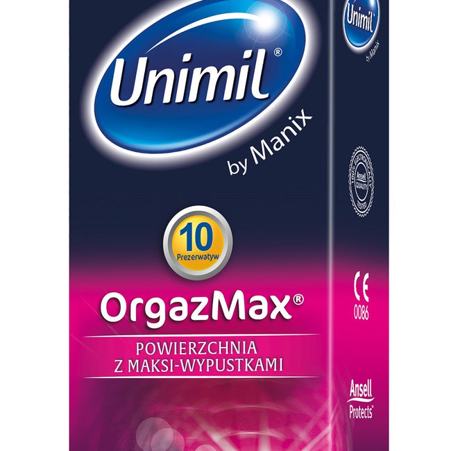 Unimil OrgazMax lateksowe prezerwatywy 10szt