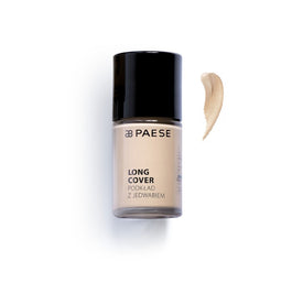 Paese Long Cover Foundation podkład z jedwabiem do skóry suchej 02N Jasny Beż 30ml