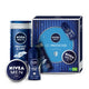 Nivea Men Get Protected zestaw Protect & Care żel pod prysznic 3w1 250ml + Protect & Care antyperspirant w kulce 50ml + Men Creme krem do ciała i twarzy 75ml