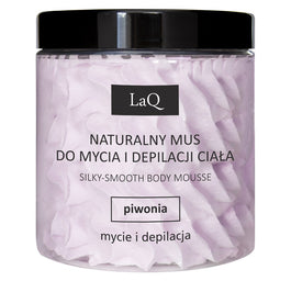 LaQ Naturalny mus do mycia i depilacji ciała Piwonia 250ml