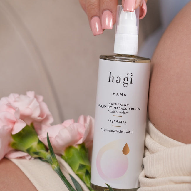 Hagi Mama naturalny olejek do masażu krocza przed porodem 100ml