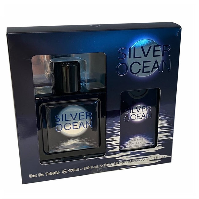 Omerta Silver Ocean zestaw woda toaletowa spray 100ml + woda toaletowa spray 20ml