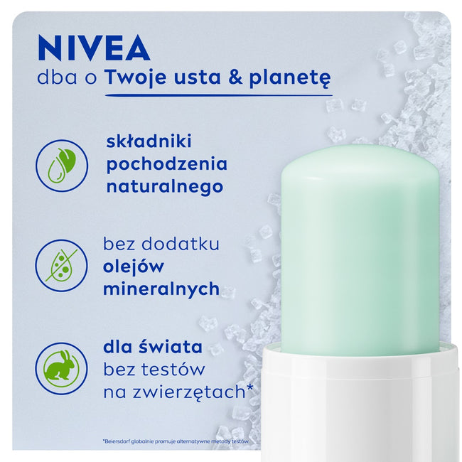 Nivea Caring Scrub pielęgnujący peeling do ust Aloes 4.8g