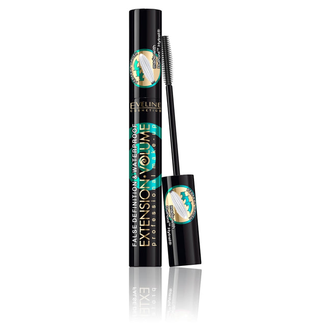 Eveline Cosmetics Extension Volume False Definition & Waterproof Mascara wodoodporny tusz do rzęs 10ml
