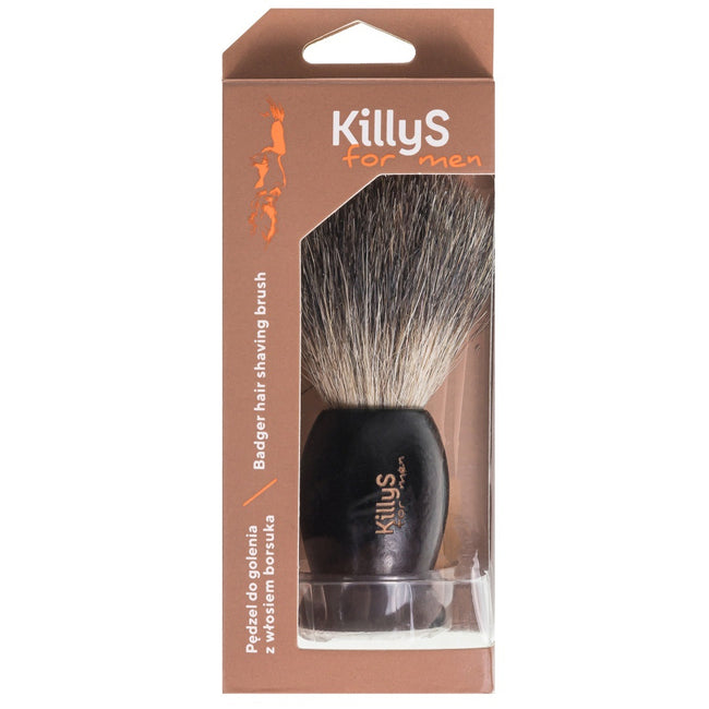 KillyS For Men Badger Hair Shaving Brush pędzel do golenia z włosiem borsuka