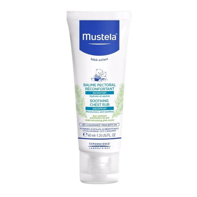 Mustela Soothing Chest Rub kojący balsam do nacierania klatki piersiowej 40ml