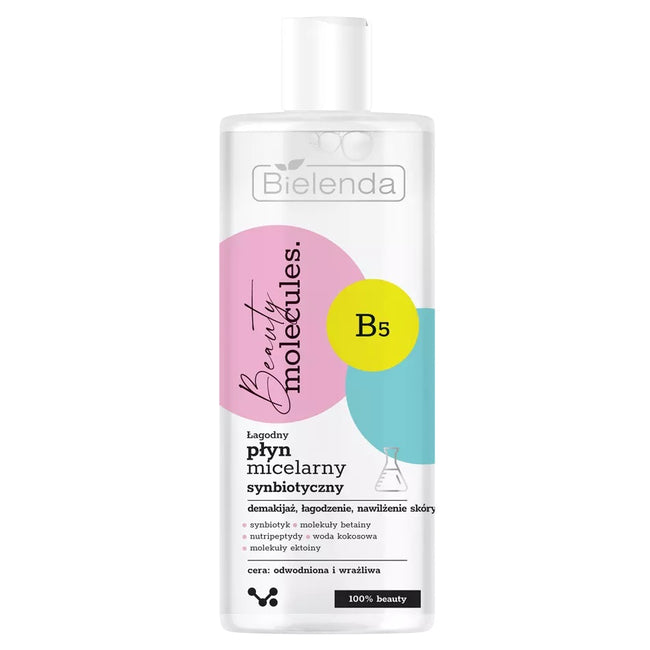 Bielenda Beauty Molecules łagodny synbiotyczny płyn micelarny 500ml