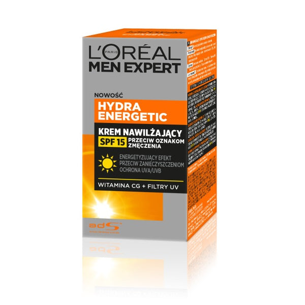 L'Oreal Paris Men Expert Hydra Energetic krem nawilżający przeciw oznakom zmęczenia SPF15 50ml