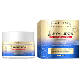 Eveline Cosmetics BioHyaluron 3 x Retinol multiodżywczy krem-filler silnie odbudowujący 60+ 50ml