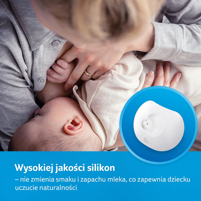 LOVI Skin Touch silikonowe osłonki piersi S 2szt