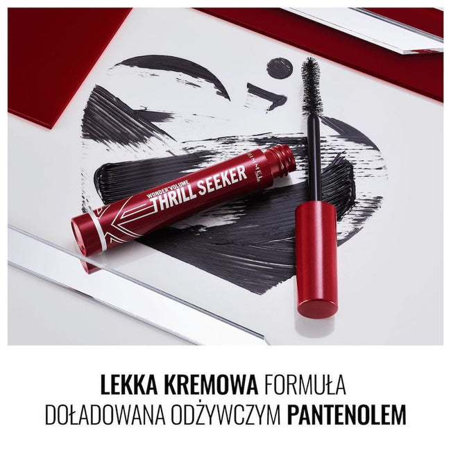 Rimmel Wonder'Volume Thrill Seeker wydłużający i zwiększający objętość tusz do rzęs 001 Black 8ml